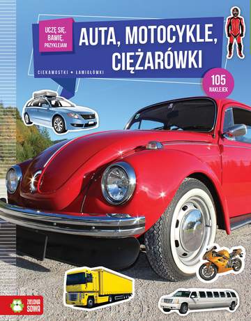 Auta motocykle ciężarówki uczę się bawię przyklejam