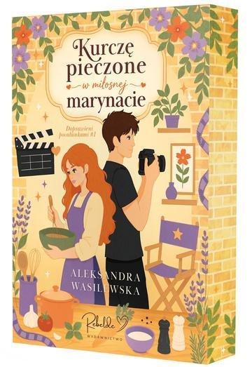Okładka: Kurczę pieczone w miłosnej marynacie. Doprawieni pocałunkami. Tom 1 (ilustrowane brzegi)