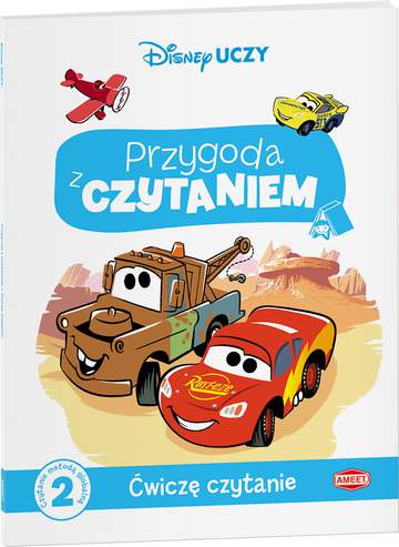 Disney uczy Auta Przygoda z czytaniem ćwiczę czytanie PCM-9302