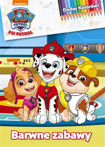 Barwne zabawy Psi Patrol dodaj kolorów