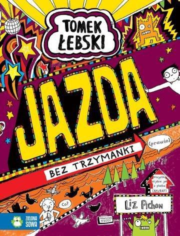 Okładka: Jazda bez trzymanki (prawie). Tomek Łebski