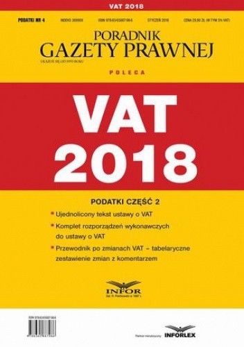 VAT 2018. Podatki cześć 2