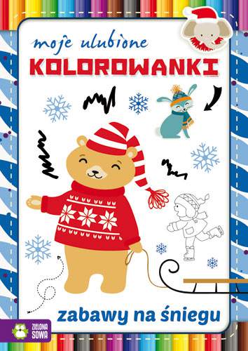 Zabawy na śniegu moje ulubione kolorowanki