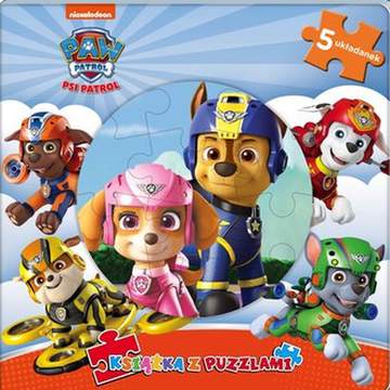 Książka z puzzlami. Psi Patrol