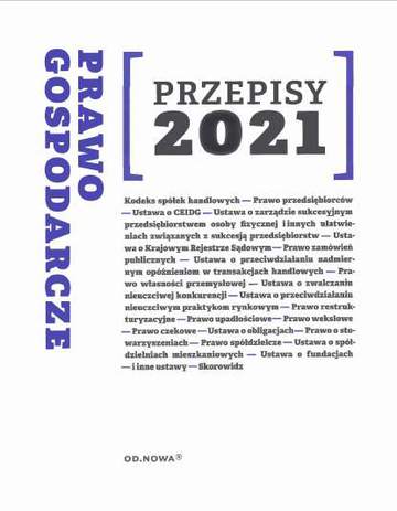 Prawo Gospodarcze Przepisy 2021