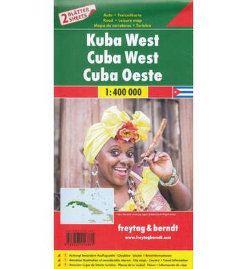 Kuba mapa 1:400 000 zestaw dwóch map