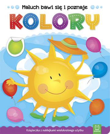 Kolory maluch bawi się i poznaje