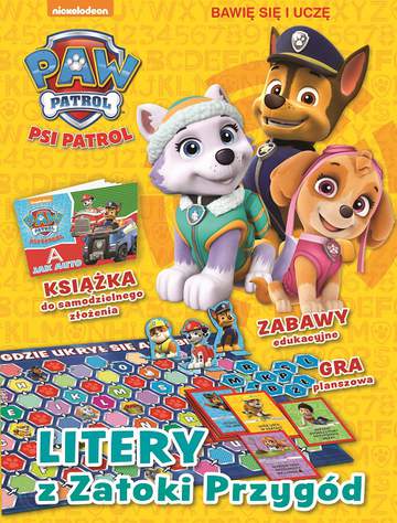 Litery z zatoki przygód Psi Patrol