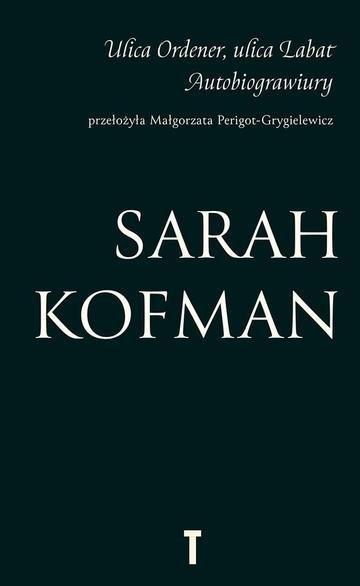 Okładka: Uliica Ordener, ulica Labat. Autobiograwiury