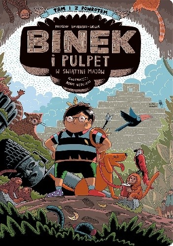 Binek i pulpet w świątyni majów