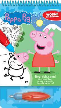 Bez bałaganu wodne kolorowanie bez bałaganu Świnka Peppa