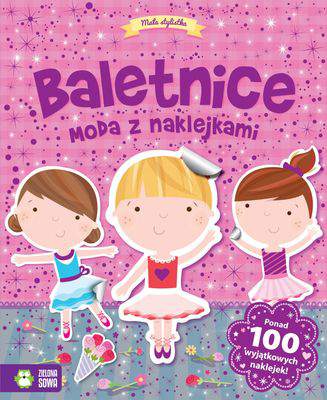 Baletnice moda z naklejkami mała stylistka