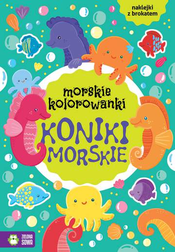 Koniki morskie. Morskie kolorowanki