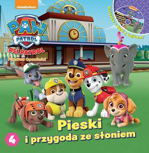 Pieski i przygoda ze słoniem Psi Patrol + dvd