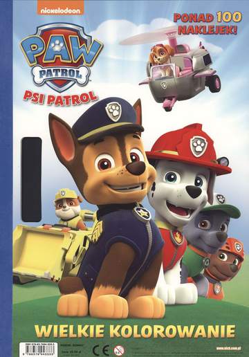 Psi Patrol wielkie kolorowanie