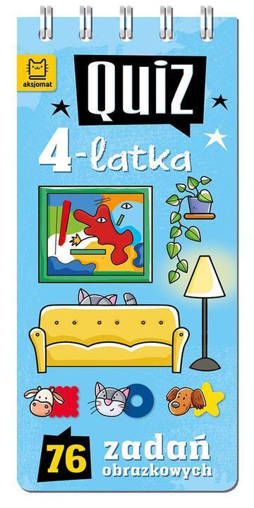 Quiz 4-latka. 76 zadań obrazkowych