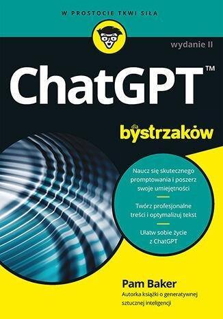 Okładka: ChatGPT dla bystrzaków wyd. 2