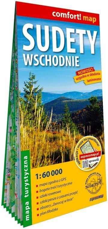 Okładka: Sudety Wschodnie laminowana mapa turystyczna 1:60 000