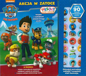 Akcja w zatoce wesoły świat naklejek Psi Patrol