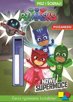 Nowe supermoce pjmasks pidżamersi pisz i ścieraj