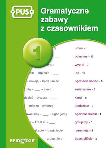 PUS Gramatyczne zabawy z czasownikiem 1 - książeczka PUS