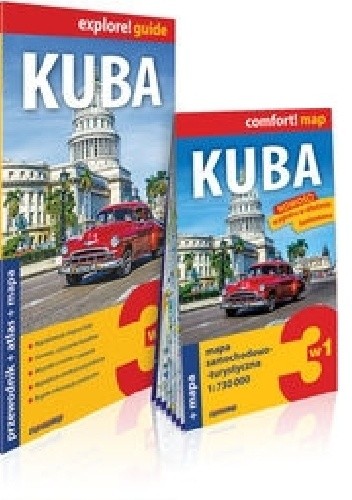 Kuba 3w1: przewodnik + atlas + mapa