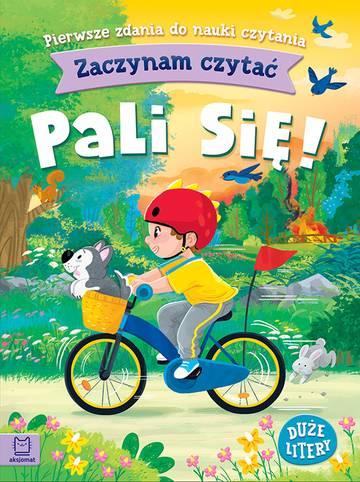 Pali się! Zaczynam czytać. Duże litery. Pierwsze zdania do nauki czytania