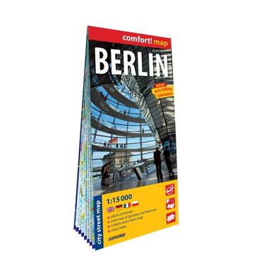 Berlin city street map 1:15 000 laminat 2024