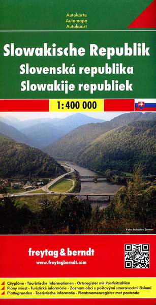 Słowacja mapa 1:400 000