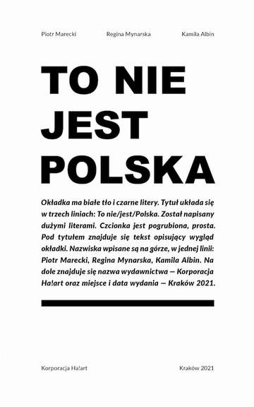 To nie jest Polska