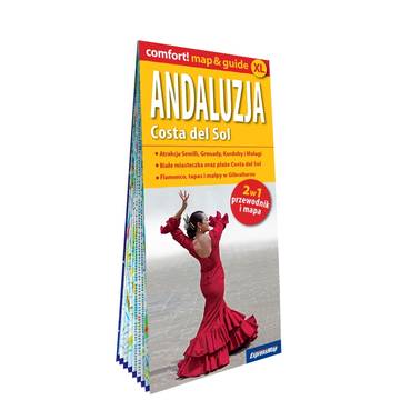 Andaluzja Costa del Sol map&guide XL PL laminat 2024
