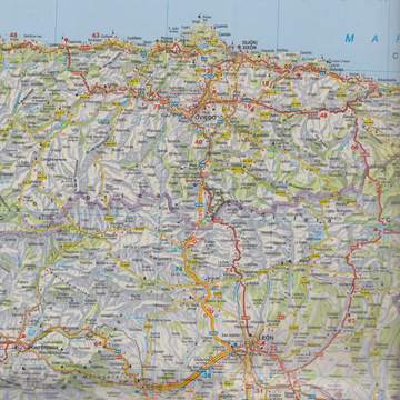 Hiszpania portugalia mapa 1:700 000