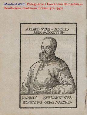 Pożegnanie z giovannim bernardinem bonifaciem markizem d?oria 1517-1597