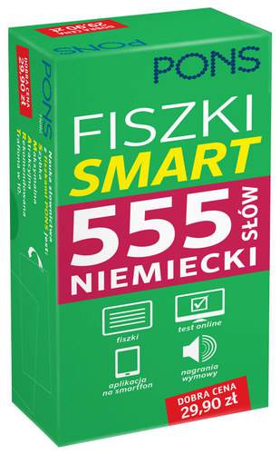 Fiszki 555 SMART niemiecki PONS