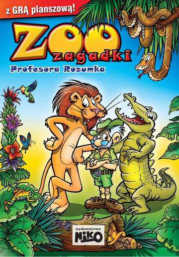 Zoo zagadki profesora rozumka z grą planszową