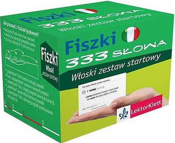 Fiszki 333 słowa Włoski Zestaw startowy PONS W.1