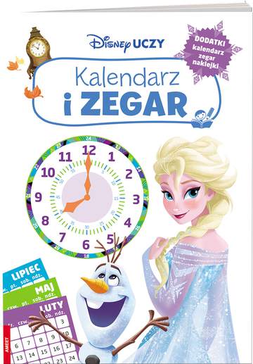 Disney uczy kraina lodu Kalendarz i zegar ZEG-9301