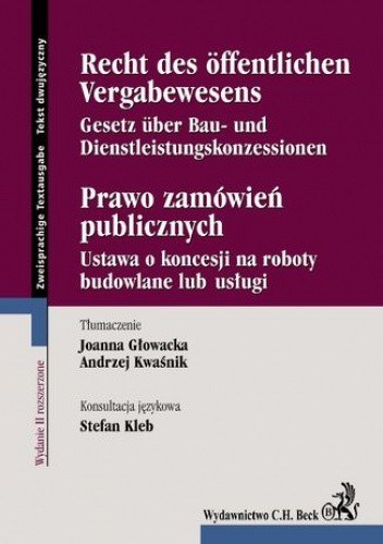 Prawo zamówień publicznych. Recht des Öffentlichen Vergabewesens