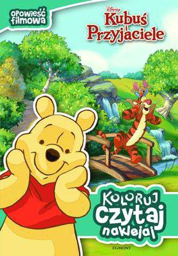 Kubuś Puchatek opowieść filmowa koloruj czytaj naklejaj
