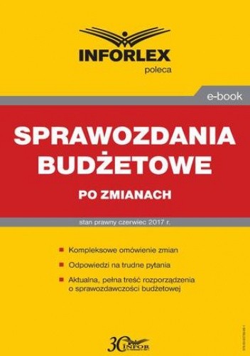 Sprawozdania budżetowe po zmianach