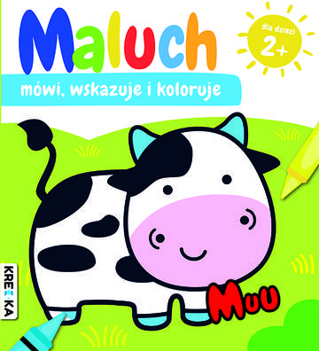 Muu. Maluch mówi, wskazuje i koloruje