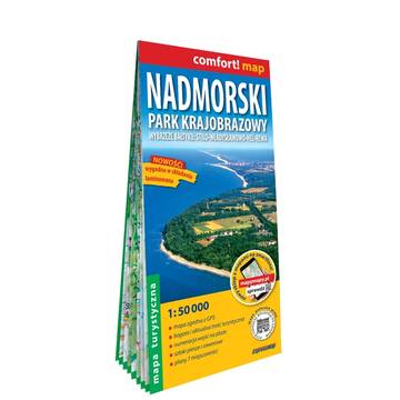 Nadmorski Park Krajobrazowy mapa turystyczna 1:50 000 laminat 2021