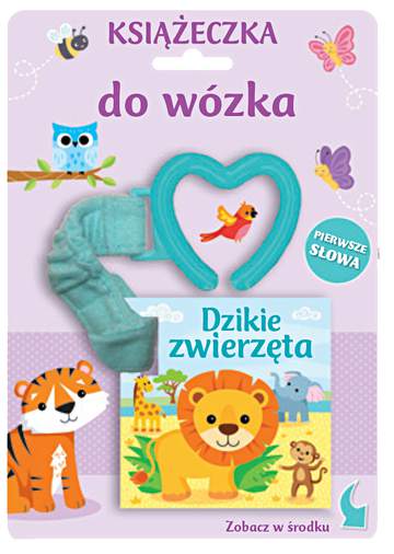 Dzikie zwierzęta książeczka do wózka