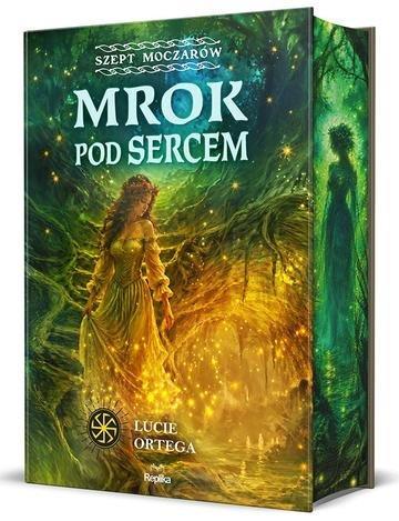 Okładka: Mrok pod sercem. Szept moczarów. Słowiańskie Światy. Tom 2 (ilustrowane brzegi)