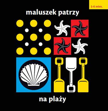 Na plaży maluszek patrzy