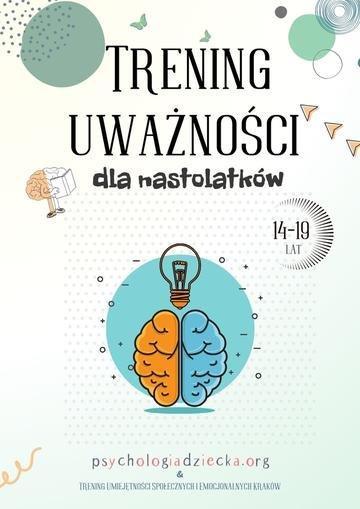 Okładka: Trening uważności dla nastolatków 14-19 lat