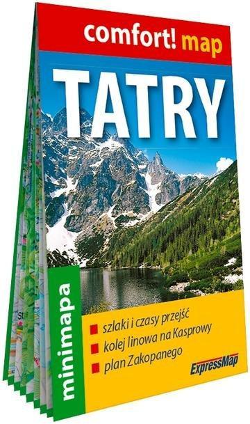 Okładka: Tatry laminowana mapa turystyczna mini 1:80 000