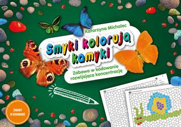 Smyki kolorują kamyki. Zabawa w kodowanie rozwijająca koncentrację