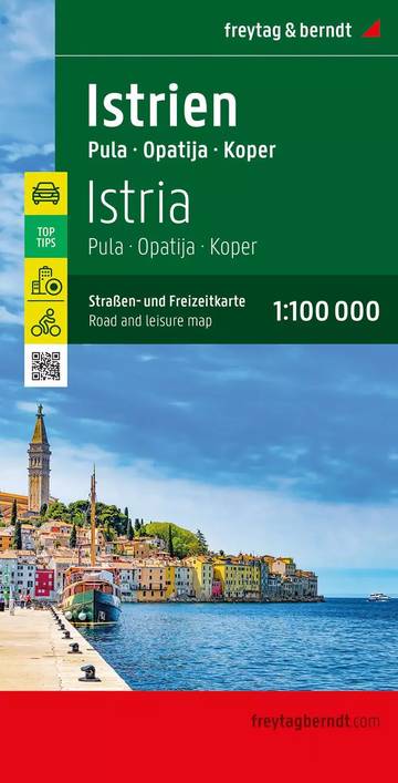 Mapa Istria Pula 1:100 000