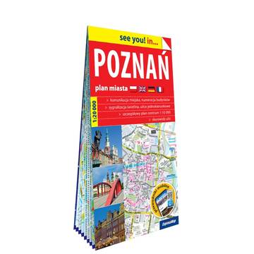 Poznań plan miasta 1:20 000 papier 2024